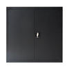 Metal Cupboard Storage Cabinet with 2 Doors for Office Laundry Workshop Garage