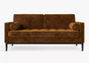 Swyft Model 02 2 Seater Sofa - Mottled Velvet Ochre RRP £1279
