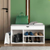 Shoe Storage Bench Cabinets Shoes Rack with Drawer,Cushion,Shelf Hallway Organis