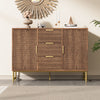 Sideboard Cabinet Industrial Wooden Cupboard Storage Furniture 2 Doors 3 Drawers
