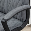 Vinsetto High-Back Home Office Chair with Adjustable Height and Swivel Wheels