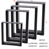 Steel Metal Square Table Legs 35cm 50cm 70cm 80cm Furniture Bench Desk Feet 2Pcs