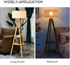 Free Standing Tripod Floor Lamp Light Reading Light with Storage 40-3-25
