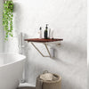 Wood Folding Shower Seat Wall Mount Shower Chair Elderly Home Care