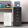 Modern Metal Chest of Drawer Storage Bedside Cabinet Filing Cabinet With Wheels
