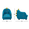 Kids Sofa Chair Fabric Padded Children Toddlers Armchair Playroom Bedroom Seat