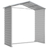 Garden Shed Grey 191x130x198 Galvanised Steel J9C7