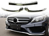 Front Bumper Lower Molding Trim For Mercedes-Benz W205 2015-2018 44-3-20 BLACK