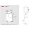 Garden Shed Manor 43 Dark Grey Keter