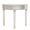 Champagne Mirrored Console Table Side Accent Table Silver Vanity Makeup Table UK