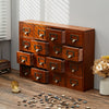 Vintage Wooden Small Cabinet Storage Box Desktop Organizer Unit Display Shelving