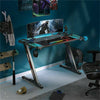 Adjustable LED Gaming Desk Computer Table Racing Style Home Furniture 175KG Load