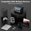 Smart 4K Projector 55000LMS 3D WiFi Auto Focus Video Home Theater 350" Display