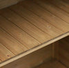 Garden Shed Wood Effect Tool Storage Sliding Door Wood Grain