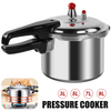3/5/7/9Litre Home Dual Handle aluminum Pressure Cooker Kitchen Catering Cookware