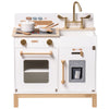 Robud Wooden ToddlerRole Play Kitchen Kids Pretend With Cooking Accessories Set