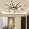 LED Ceiling Fan Light Dimmable Living Room Chandelier Lamp With Remote Control