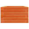 Garden Planter Wax Brown 70x40x23 Solid Wood Pine J4W7