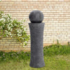 86CM Water Ball LED Water Feature Garden Fountain Electric Pump Outdoor Statues