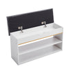 3 Tier Shoe Rack Cushion Seat Bench Hallway Shoe Storage Organiser Holder Stand