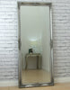 Mirror Large Full Length Wall Leaner Antique Vintage Silver 157cm x 68cm