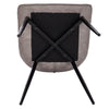 2x Dining Chairs w/ Linen Padded Seat Backrest Lounge Kitchen Living Room Chairs