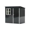 8.5x5.5 7.3x4FT Metal Garden Shed Outdoor Storage Tool Sloped Roof Box W/ Window