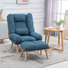 Occasional Recliner with Ottoman, 3-Position Adjustable Reclining Lounger Chair