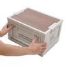 Stackable Folding Storage Box w/ Lid Camping BBQ Picnic Food CarTrunk Organizer