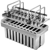 VEVOR Stainless SteelIce Cream Molds 304 Stainless Steel Popsicle Molds, 20 PCs