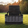 Folding Camping Chair Tackle Storage Box Garden Lawn Patio Foldable Seat Outdoor