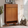 Shoe Storage Cabinet Rack Stand Wooden Cupboard Drawer 2 Door Footwear Organiser