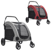 Folding Pet Stroller Dog Cat Puppy Cart Wagon 4 Wheels Pushchair Buggy Walking