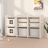 Kids Storage Cabinet Drawer Children Bookcase Toy Organizer Bin Box for Playroom