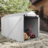 Outdoor Storage Shed 160 x 218 x 164 cm Portable Garage Shelter Bikes