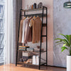 Industrial Clothes Rail Rack Coat Stand Garment Wardrobe Bedroom Entryway