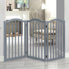 Wooden Pet Dog Folding Gate Fence Safety Barrier Divider Freestanding Doorway UK