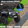Kids Ride on Jeep Car 12V Electric Vehicle w/Remote Control & LED Lights-Black