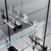 LED Bluetooth Bathroom Mirror Cabinet With Shaver Socket Demister Pad 630×650mm