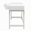 Computer PC Desk With 2 Drawers Home Office Laptop Wooden Gaming Table White