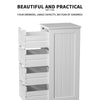 Bathroom Bedroom Cabinet Shelf Cupboard Storage Unit Free Standing Floor Wall