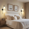 Wireless Wall Sconce Set of 2, Modern Battery-Operated Wall Lights with Remote,