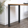 2x Table Bench Legs Metal Industrial Dining Coffee Desk Square Frame Replacement