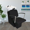 Backwash Salon Hair Chair Sink Shampoo Barber Hairdressing Back Washing Black