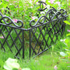 4/8/12x Flexible Garden Lawn Grass Edging Picket Border Panel Plastic Wall Fence