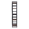 Industrial 5Tier Bookshelf Bookcase Storage Display Shelf Rustic Wood Metal Unit