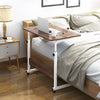 Adjustable Movable Over Bed Tray Bedside Laptop Computer Desk Table Trolley Sofa