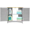 Grey Bathroom Under Sink Cabinet Basin Vanity Unit Cupboard Storage 60*60*30