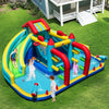 Kids Jumping House Inflatable Double Water Slide Park(Blower Excluded)
