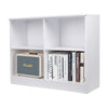 4 Compartment Cube Storage Unit Cabinet Bookcase Display Shelves Chipboard White